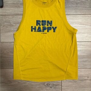 Brooks Yellow Running Top